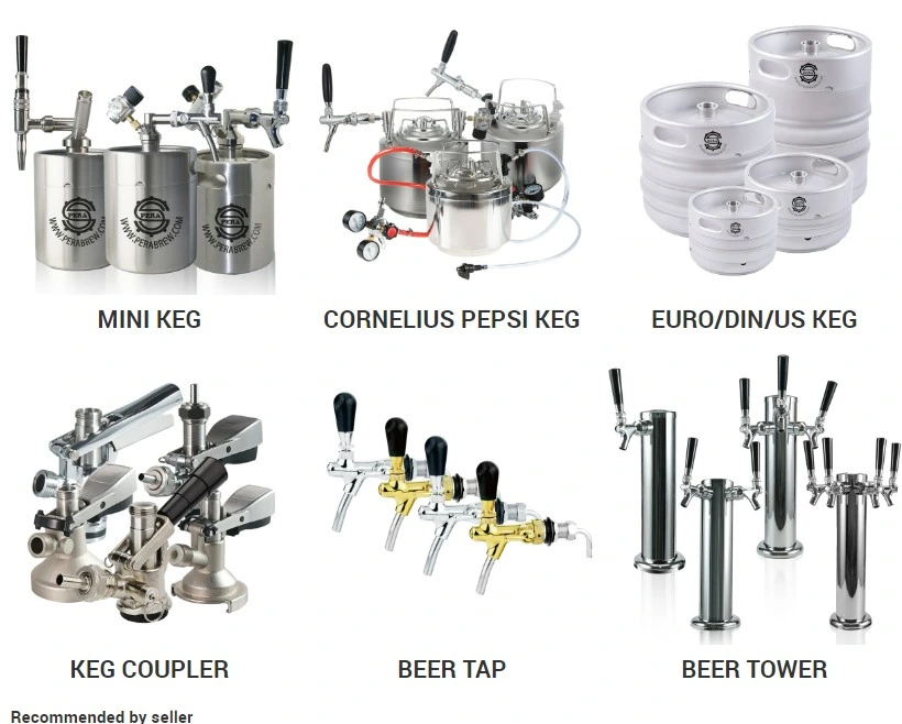 New Design Homebrew 304 Stainless Steel 3 Neck 3 Gallon 10L Soda Cornelius Corny Keg Beer Keg Spear Cleaning Keg