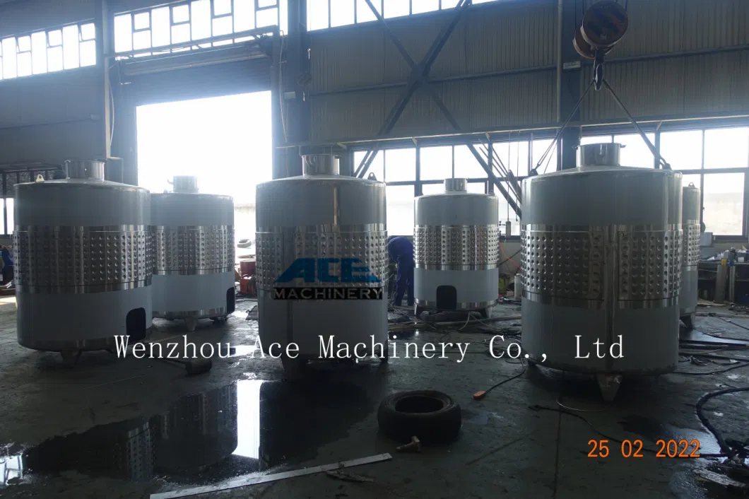 Jacketed Wine Fermenter Beverage Cider Fermening Used Winery Equipment