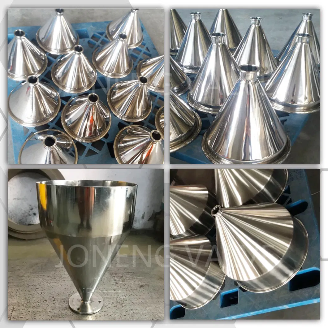 Stainless Steel Sanitary Grade High Pressure Conical Liquid Hopper with Different Capacity