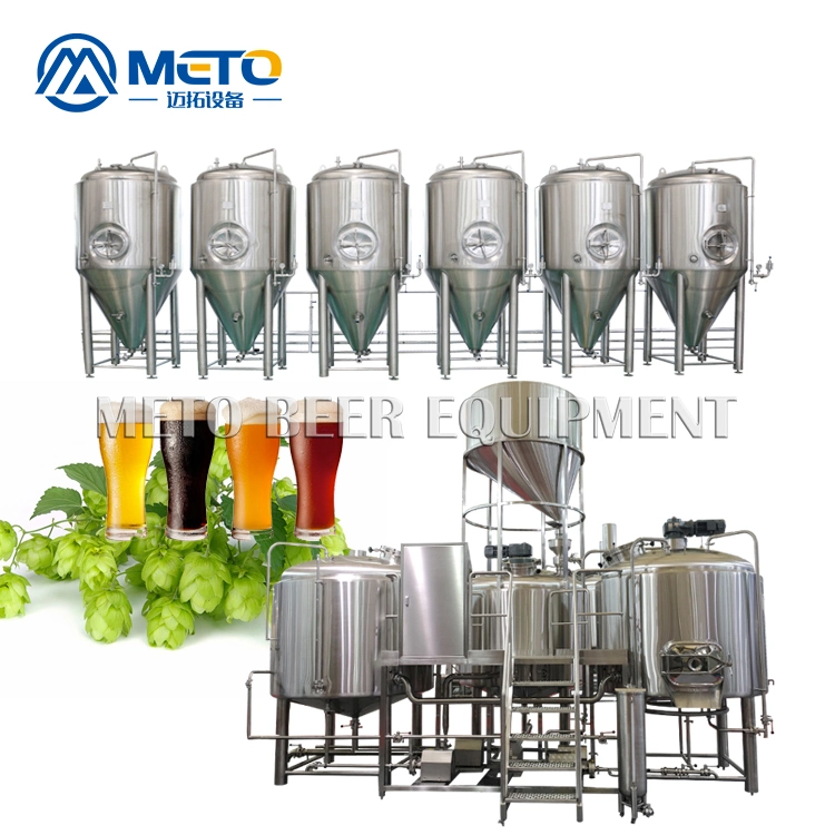 1000L- 2000L Semiautomated Winery Plant Beer Brewery Equipment 2000L Brewing Medium Micro