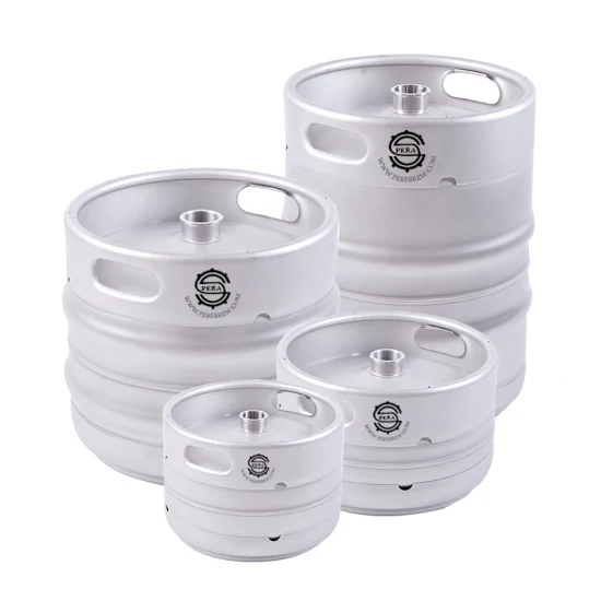 30L Edelstahl-Bierfass, Euro-Bierfass, Eimer, US-Standard-DIN-Bierfass