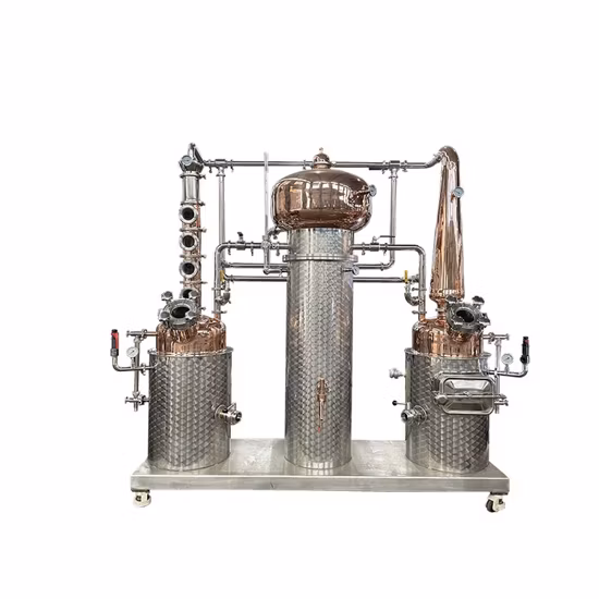 200L 500L 1000L 1500L Whisky Brennerei Rot Kupfer Alembic Moonshine Still Gin Destillation Ausrüstung