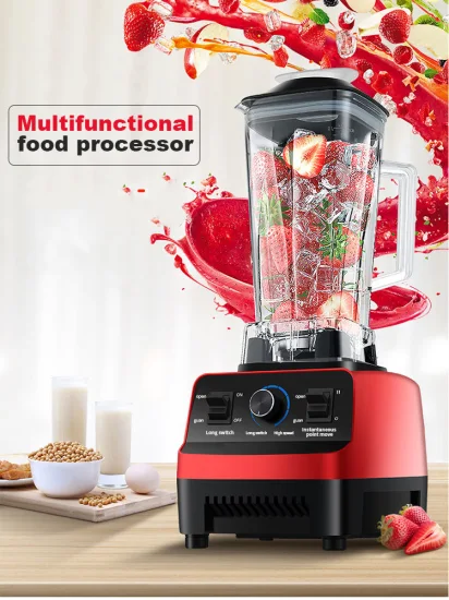 Bester großer, leistungsstarker kommerzieller Smoothie-Mixer mit 6 Klingen, wiederaufladbar, 2,5/3 l, tragbarer elektrischer Ninja-Saft/Entsafter/Lebensmittelmixer, Preis für Mixmaschine/Mixer/Mühle